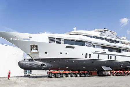 49 meter custom FB702 M/Y elaldrea+launched | Benetti news image