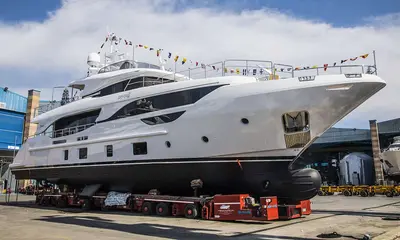 BENETTI SUCCESSFULLY LAUNCHES ITS THIRD DELFINO 95’ UNIT BD103 – M/Y “ZEHRA” | Benetti news image