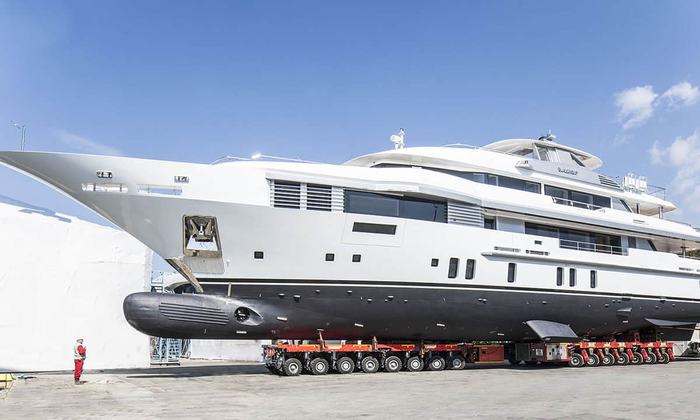 49 meter custom FB702 M/Y elaldrea+launched | Benetti news image
