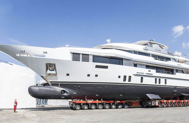 49 meter custom FB702 M/Y elaldrea+launched | Benetti news image