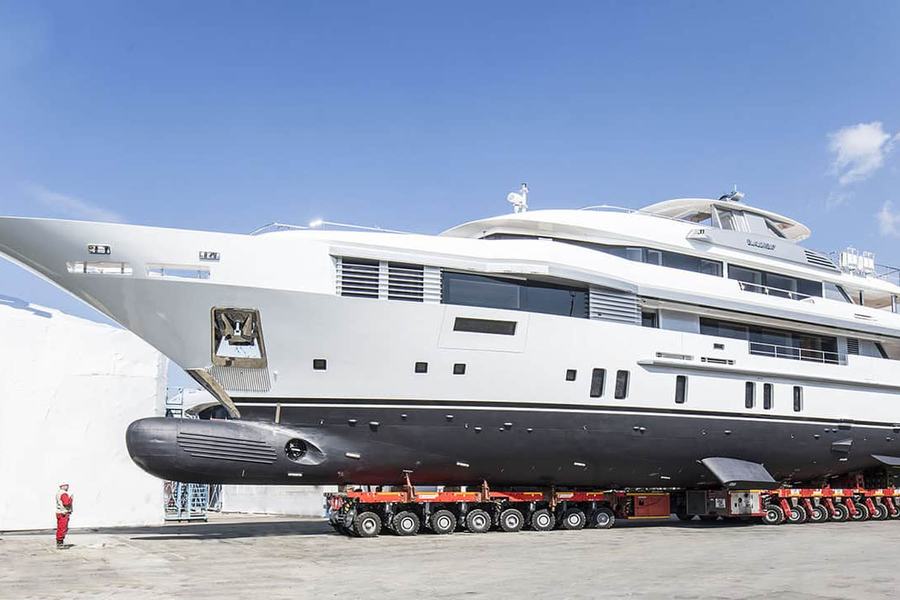 49 meter custom FB702 M/Y elaldrea+launched | Benetti news image