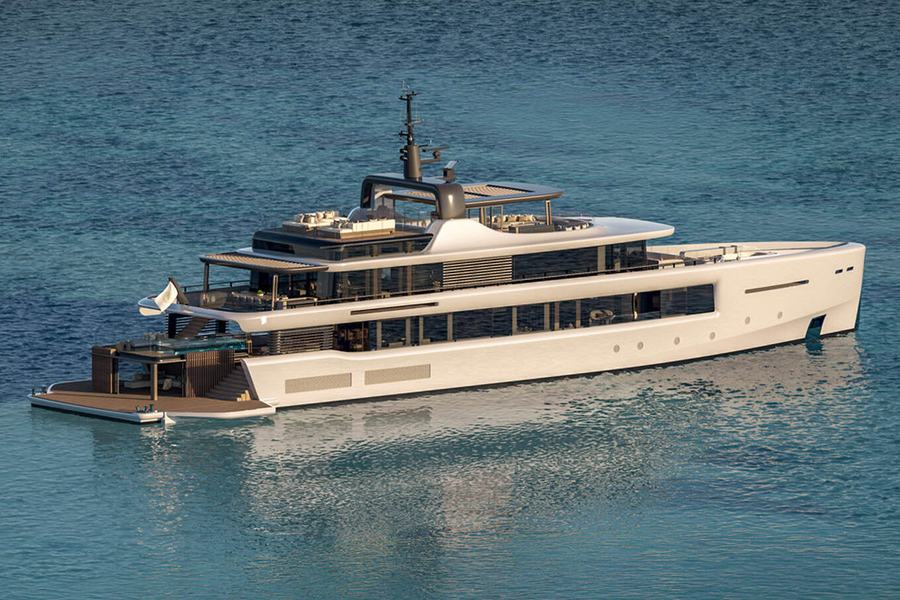 BENETTI CELEBRATES NAUTICAL TRADITION WITH THE SLIDE LAUNCH OF THE DIAMOND 44M M/Y “PAPA JOE” | Benetti news image