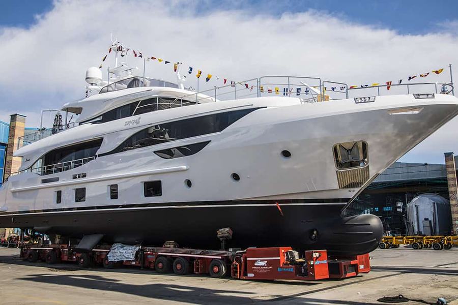 BENETTI SUCCESSFULLY LAUNCHES ITS THIRD DELFINO 95’ UNIT BD103 – M/Y “ZEHRA” | Benetti news image