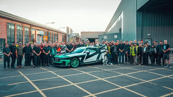 Bentley Reveals How a 100-Person Crew Built the FULL SEND Film — official source image