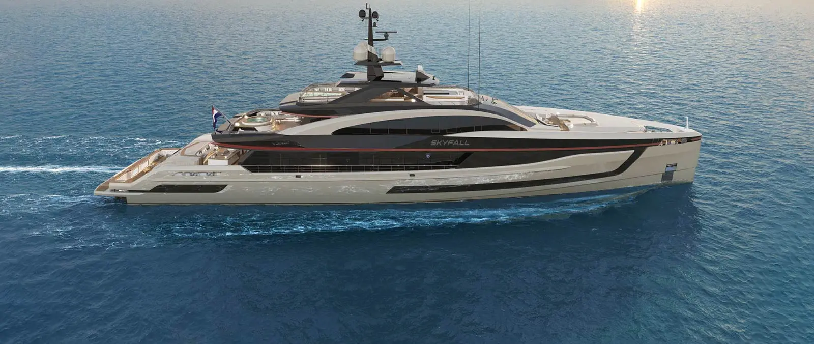 Project SkyFall, hits the water! press image