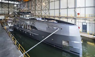 Launch YN 18650 Project Boreas, 50m full-aluminium Fast Displacement Hull Form press image
