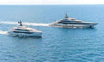 Bilgin Yachts - AL REEM AND CAMILA UNITE AT SEA