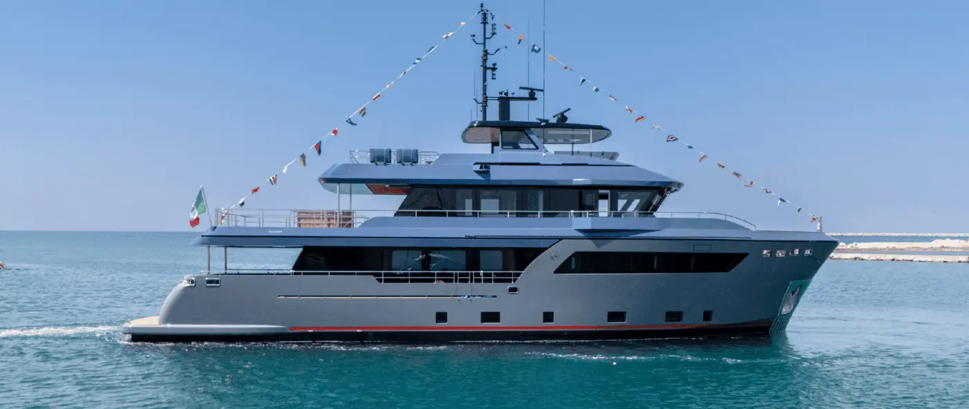 CdM news - Cantiere delle Marche announces the launch of the Darwin 102 Haze²... and this is th