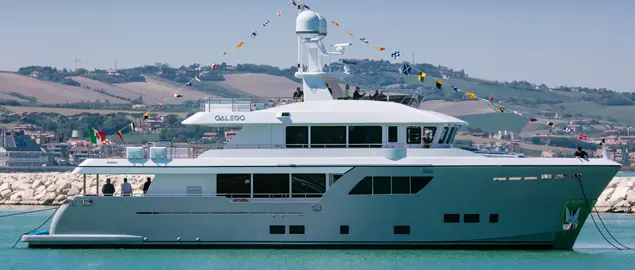 CdM news - LAUNCHES THE THIRD DARWIN CLASS 102’ M/Y GALEGO
