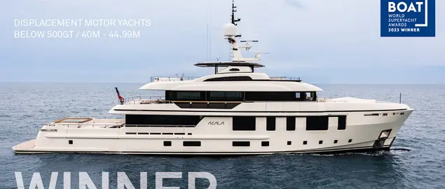 CdM news - M/Y Acala WSA 2023 winner