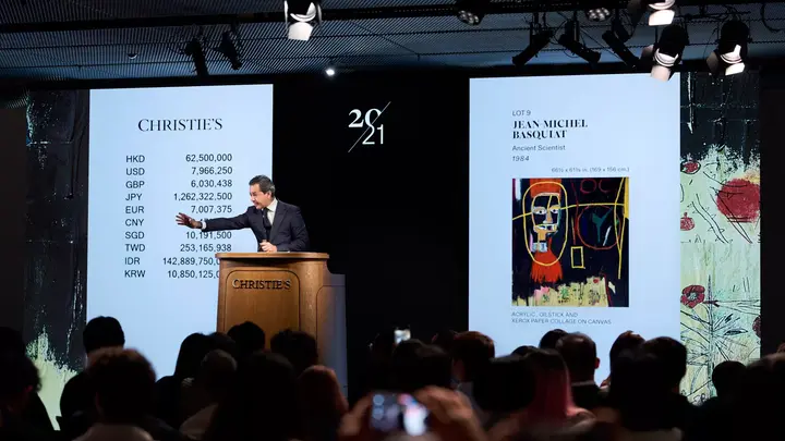 Official Christie's Lucio Fontana Venice auction image