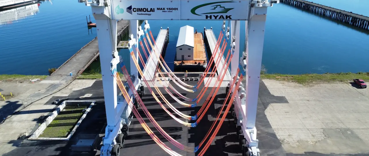 Cimolai Builds 1,500t Fully Electric Mobile Boat Hoist — official source image