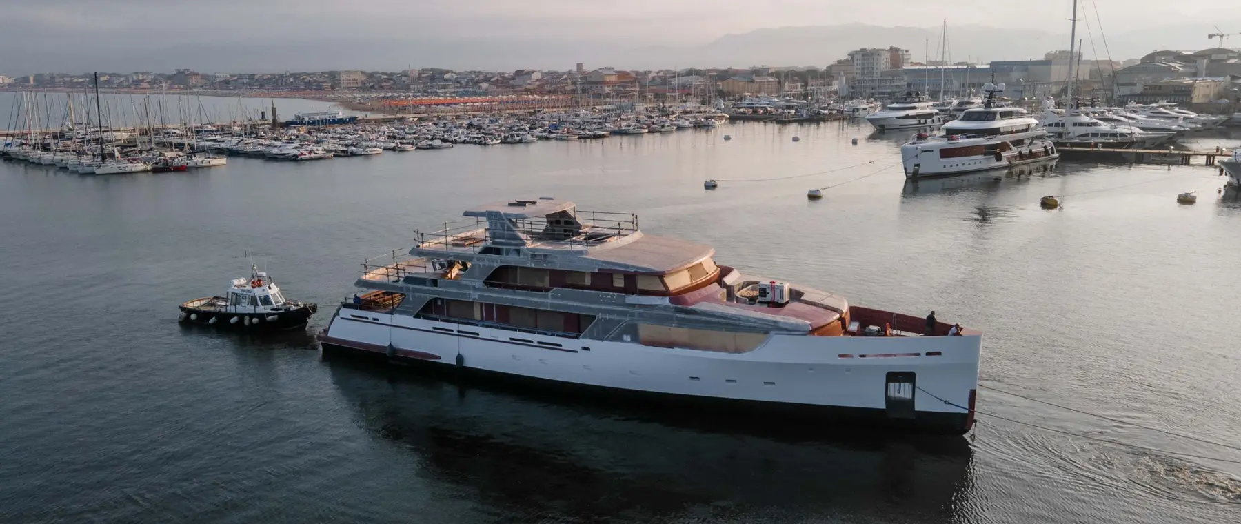 Codecasa news - Hull F77 in Viareggio