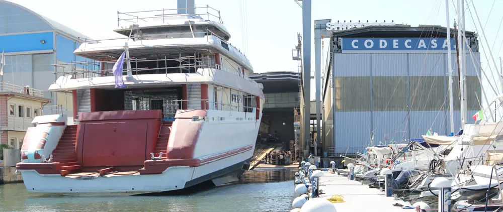 Codecasa news - CODECASA 65 – HULL F74 in Viareggio