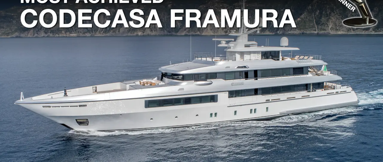 Codecasa news - Codecasa 55 – M.Y. Framura – Winner at The World Yachts Trophies 2021
