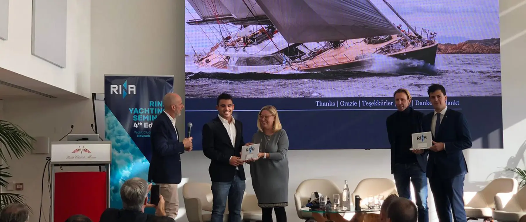Codecasa news - R.I.N.A. awards the CODECASA 65 – m.y. REGINA D’ITALIA
