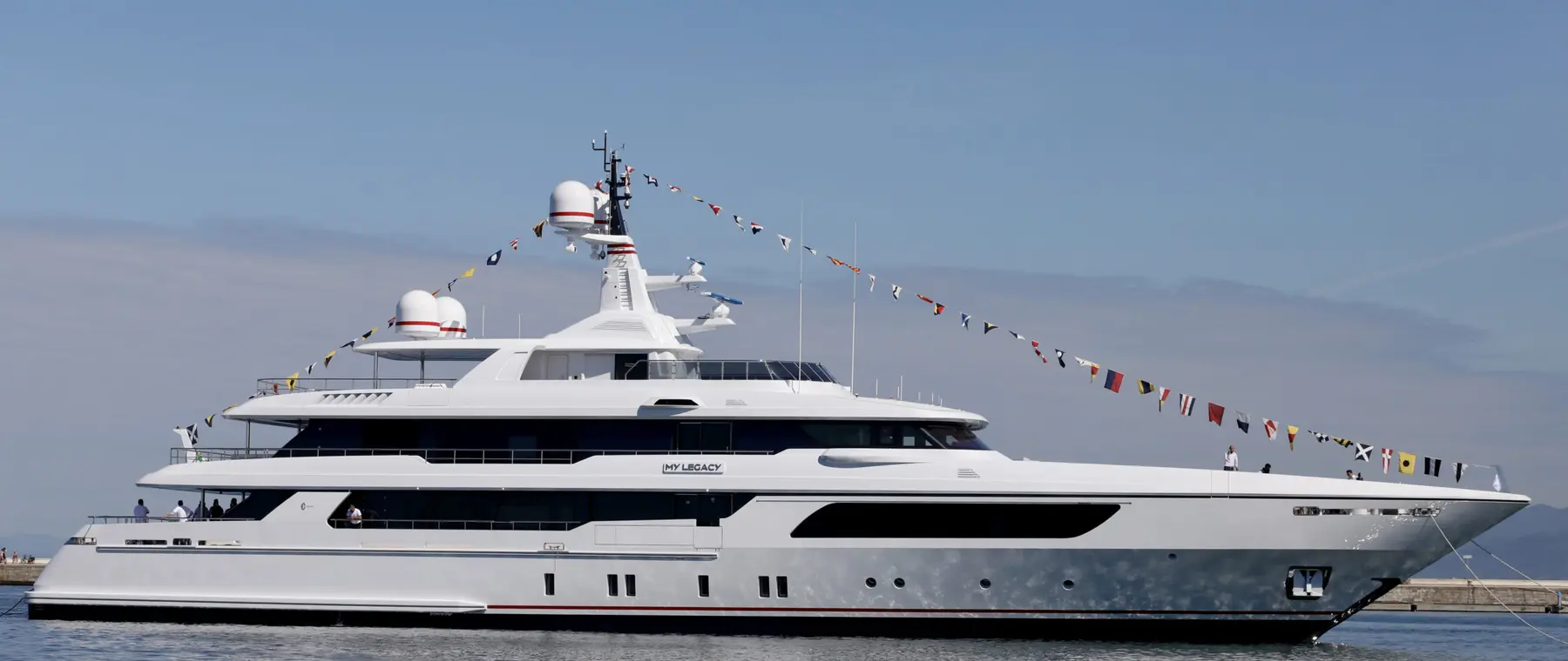 Codecasa news - CODECASA 56 – HULL F78 – M.Y. MY LEGACY – THE LAUNCH CEREMONY