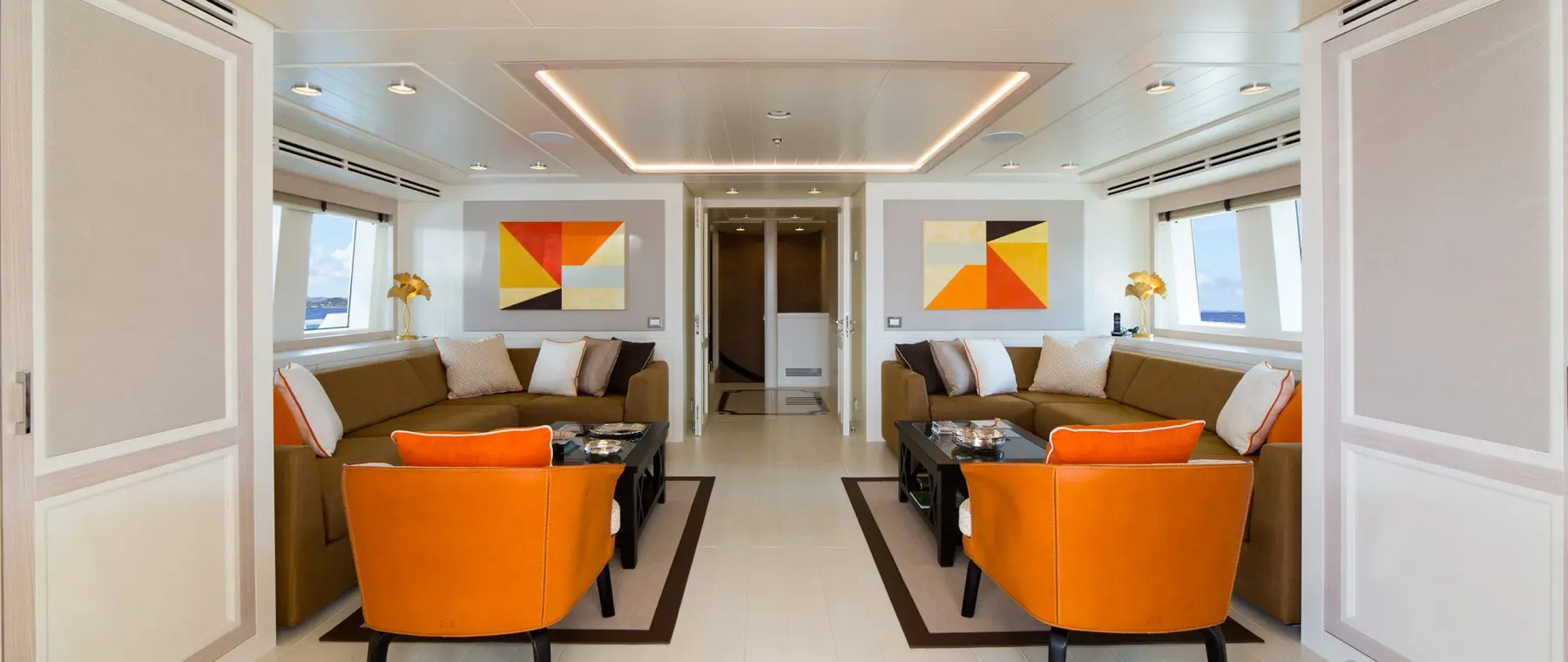 Codecasa news - CODECASA 43 Full Beam – Vintage Series – Hull F76- INTERIORS RENDERINGS