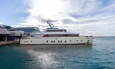 Codecasa news - M.Y. Pleiades – Codecasa Classic Yacht 110′ – Hull F80 – THE LAUNCH