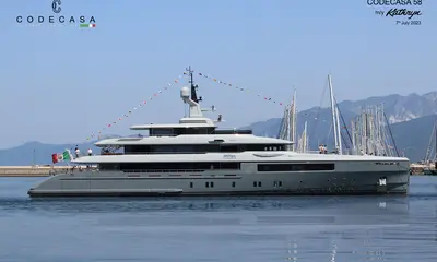 Codecasa news - CODECASA 58 – Hull C127 – THE LAUNCHING