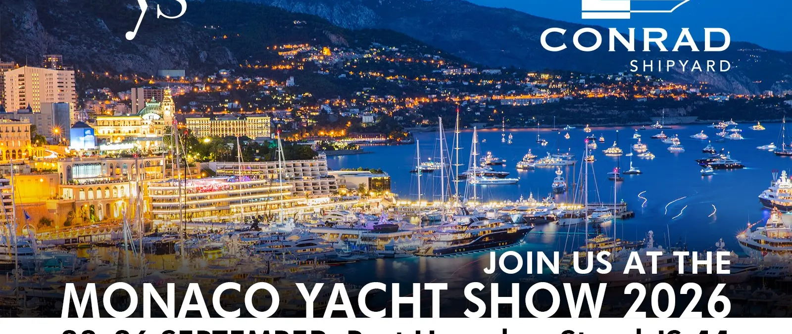 Conrad Shipyard Brings Bespoke Motor and Sailing Projects to Monaco 2026 — official source image