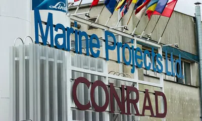 Conrad Shipyard Opens Gdańsk Facilities to International Media Delegation — official source image