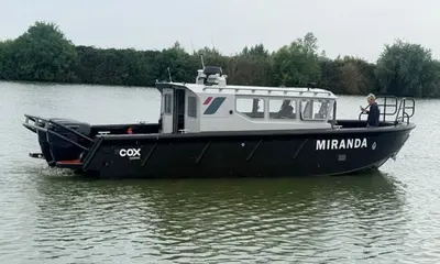 Cox Marine Commissions 12m MIRANDA Diesel Outboard Test Vessel — source image