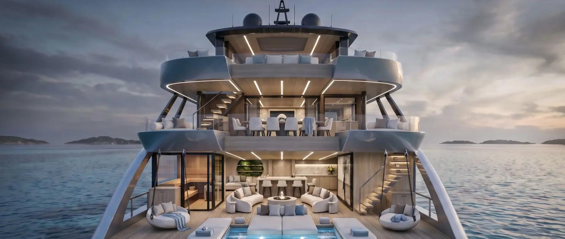 Crescent Updates 34m CCY110 Revive as First Catamaran Takes Shape — source image