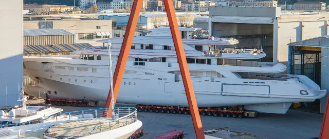 Spectacular megayacht relocation at CRN - CRN news image