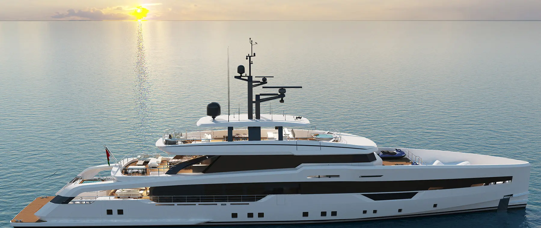 CRN releases some initial design details about the BESPOKE 52m M/Y 142. - CRN news image