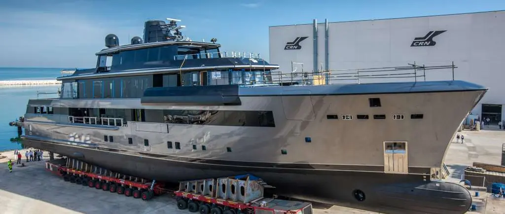 Less than a month until the launch of a new CRN megayacht - CRN news image