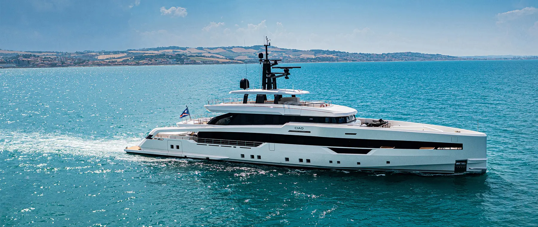 The CRN M/Y CIAO superyacht wins at the 2023 ISS Design and Leadership Awards. - CRN news image