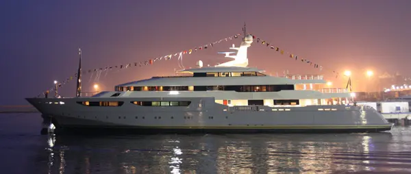 m/y "Clarena 2" in the "top 100 mega yacht list" on Boat International - CRN news image