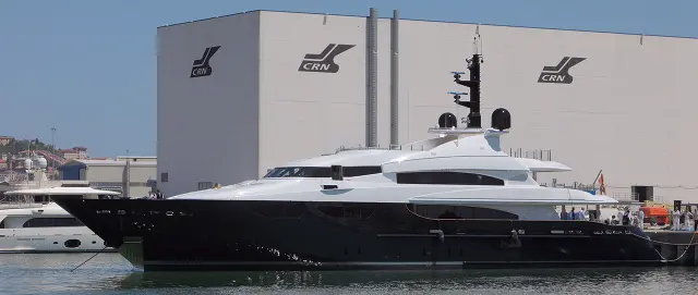New launch for CRN: the 'Eight', the first refit of a CRN yacht, is back in the sea - CRN news image