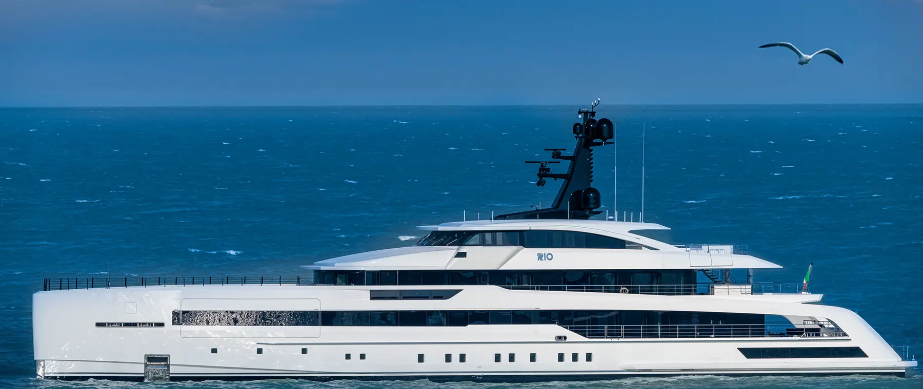 The CRN M/Y RIO Superyacht undergoes her first sea trial. - CRN news image