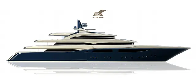 A new letter of intent signed by CRN for the construction of a 77 metres megayacht - CRN news image