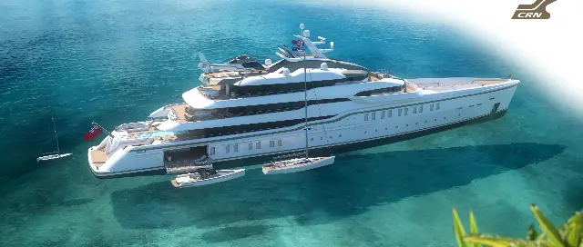 CRN: 86 Metres of innovation and dynamism for the new explorer yacht designed by Harrison Eidsgaard - CRN news image