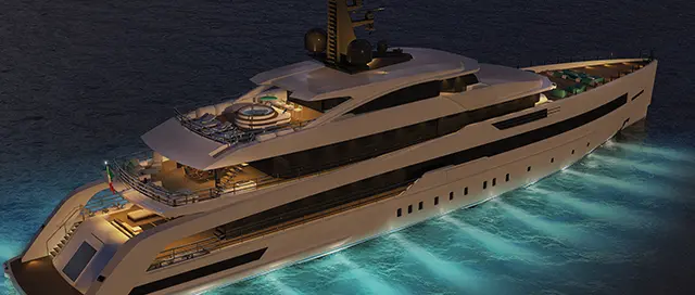 Elegance with contemporary élan inside the new 62m CRN M/Y 138. - CRN news image