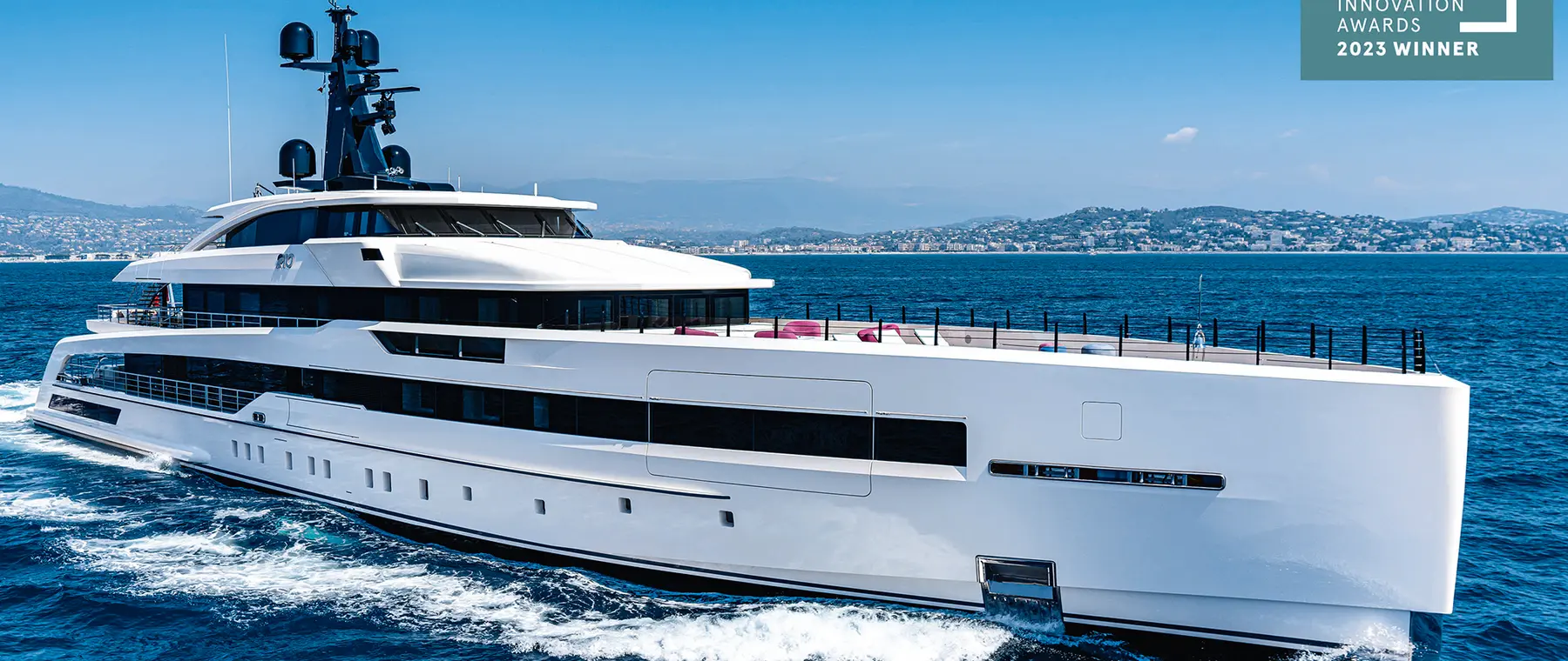 The CRN M/Y RIO superyacht wins at the 2023 Boat International Design & Innovation Awards. - CRN news image