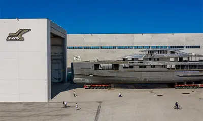 The 62-Metre CRN M/Y 138: The new one-off yacht is taking shape. - CRN news image