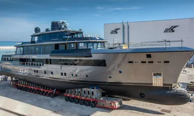 Less than a month until the launch of a new CRN megayacht - CRN news image