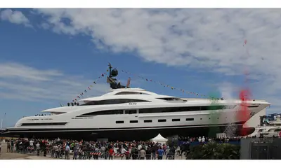 Today CRN is celebrating the launch of “Yalla” a superyacht of 73 m, symbol of Made in Italy excellence - CRN news image