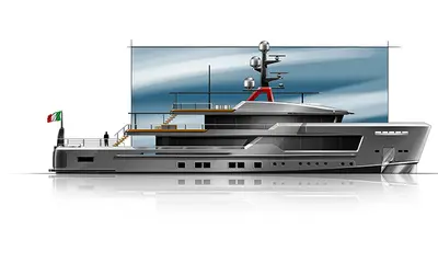 Alfarosso, the new Explorer Yacht by CRN and Francesco Paszkowski Design. - CRN news image