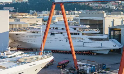 Spectacular megayacht relocation at CRN - CRN news image