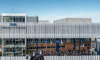 New operational headquarters officially opened today: another step forward in the strategic expansion of the Ferretti Group Superyacht Yard in Ancona. - CRN news image