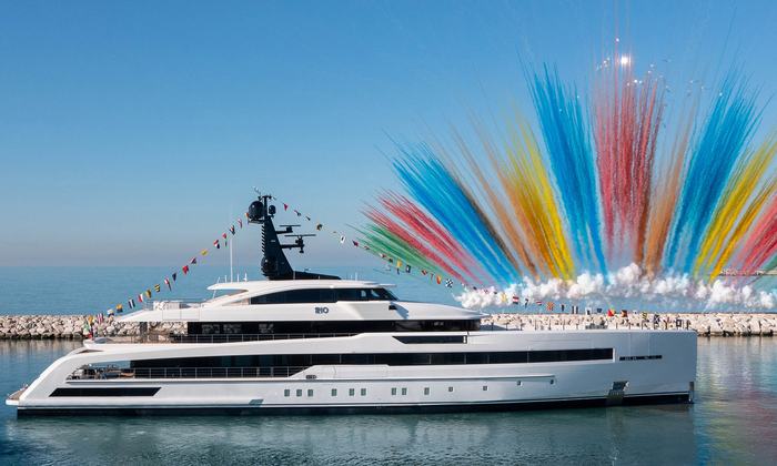CRN launches M/Y RIO superyacht an icon of creativity and bespoke quality. - CRN news image