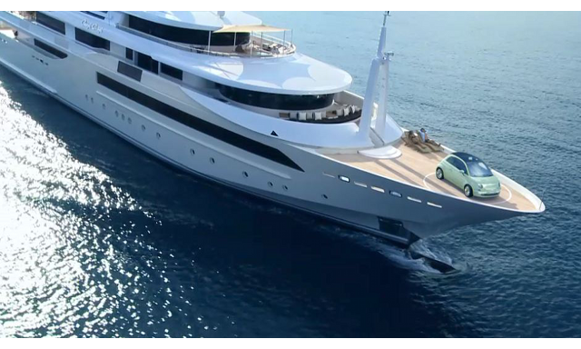 M/Y CHOPI CHOPI 80 m co-protagonist of the new international commercial for the Fiat 500 - CRN news image