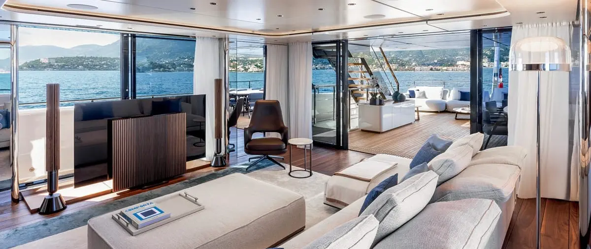 Videoworks Fits Custom Line 50 and Navetta 38 With B&O Audio — source image