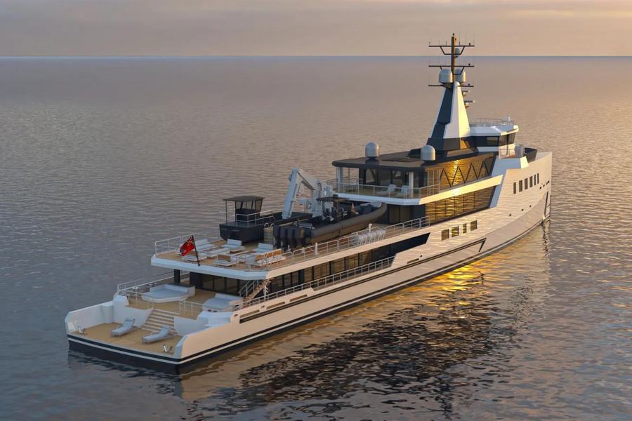 Custom DY 75 Hybrid - Damen Yachting official image