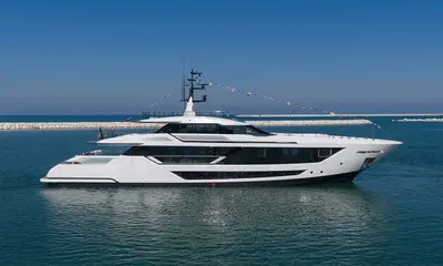 Custom Line Launches First 39.8m Saetta 128 as Three Hulls Sell — source image